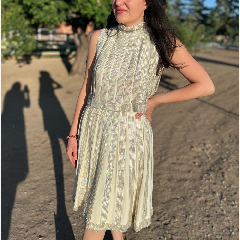 One of a kind custom “Travilla” Dress.